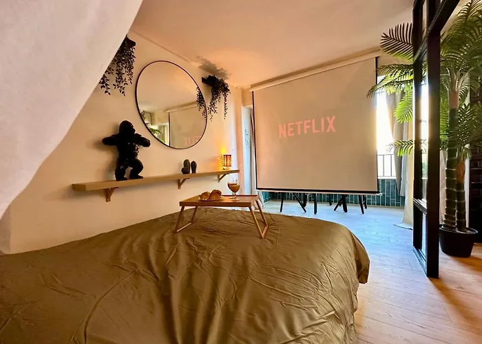 アパート Splendide Loft Avec Jacuzzi Et Cinema - Cap D'agde *